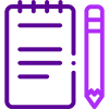 notepad and pen icon