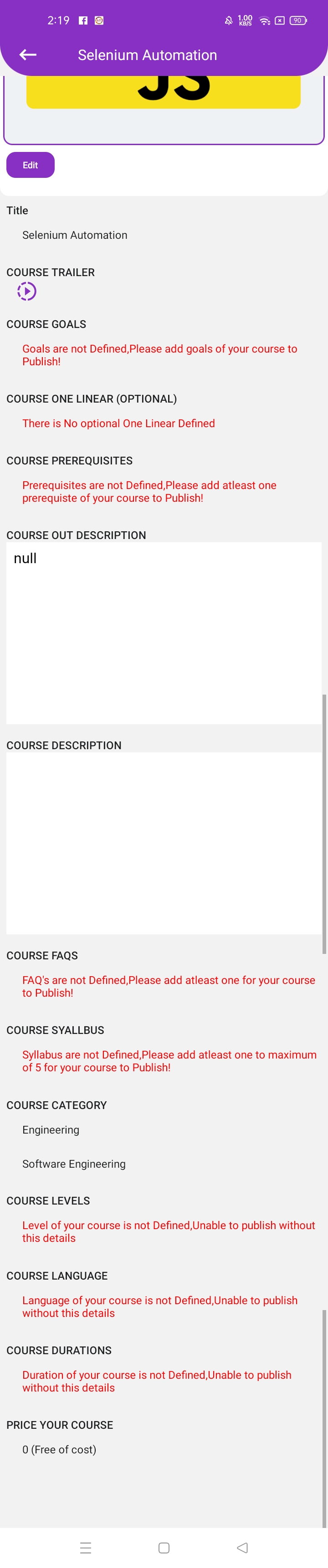 Selenium Java TestNG